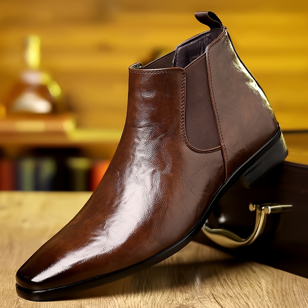 Men'S Shoes Hey Dude - Ботинки челси, кожаные ботинки, осенние удобные