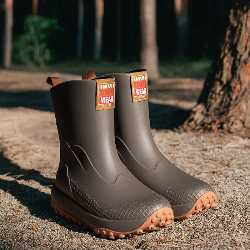 Men'S Shoes Water Resistant - Мужские уличные водонепроницаемые сапоги до середины