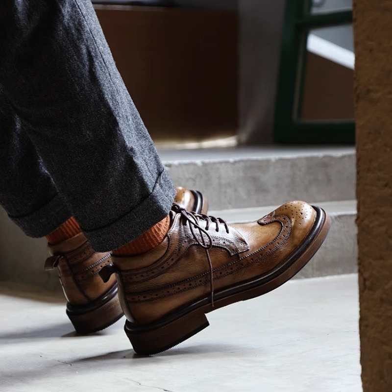 Британские броги с резным высо – обзор и цена Men'S Shoes Hey Dude