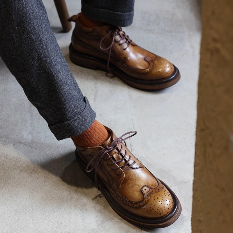 Британские броги с резным высо – обзор и цена Men'S Shoes Hey Dude